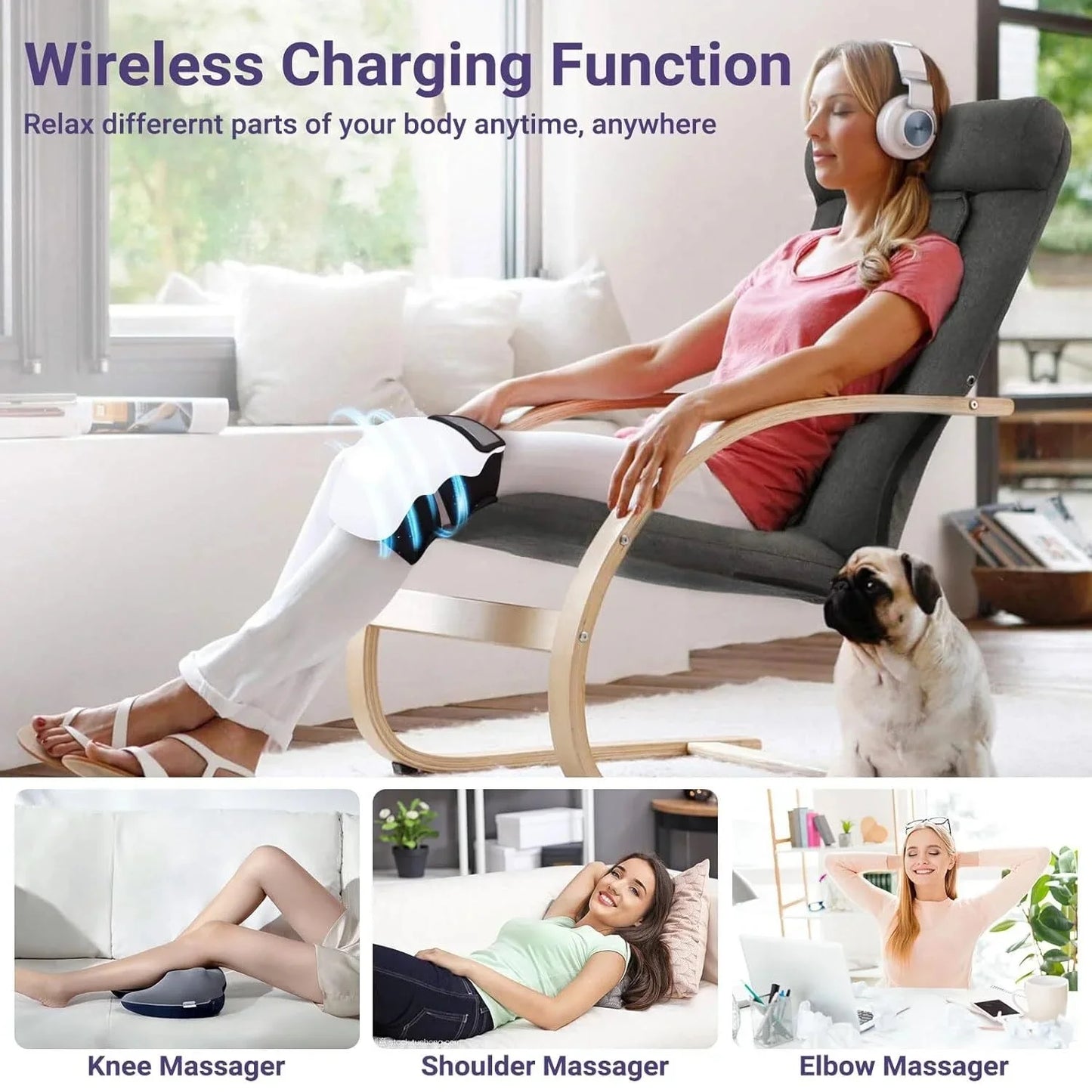 Optilife™ 4-in-1 Knee Massager – Natural Knee Pain Relief