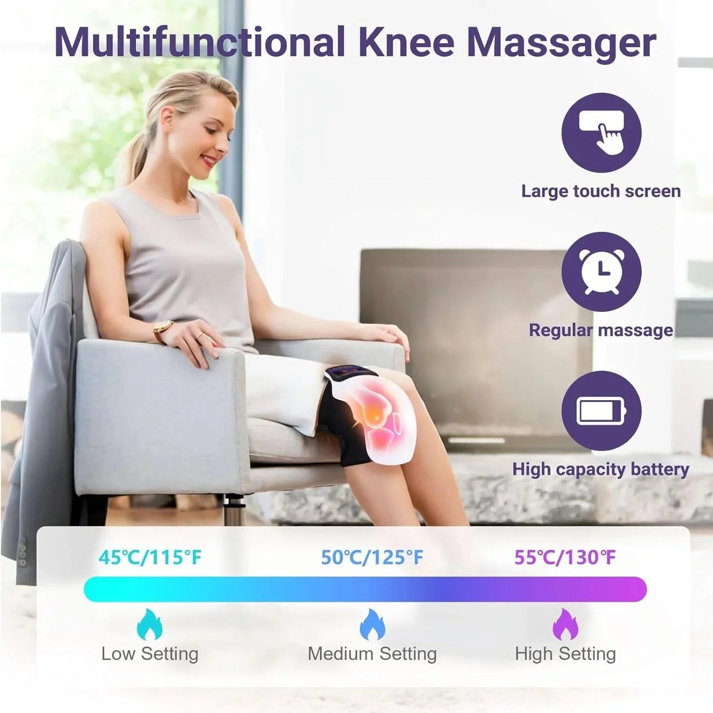 Optilife™ 4-in-1 Knee Massager – Natural Knee Pain Relief